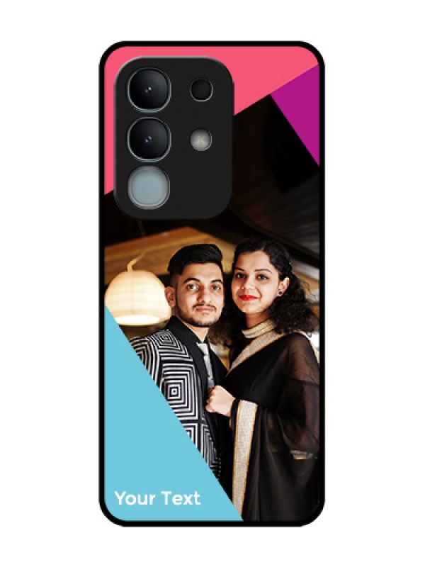 Custom iQOO Z10x 5G Custom Metal Phone Case - Stacked Triple Colour Design