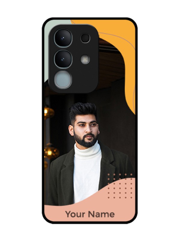 Custom iQOO Z10x 5G Custom Metal Phone Case - Tri - Coloured Overlay Design