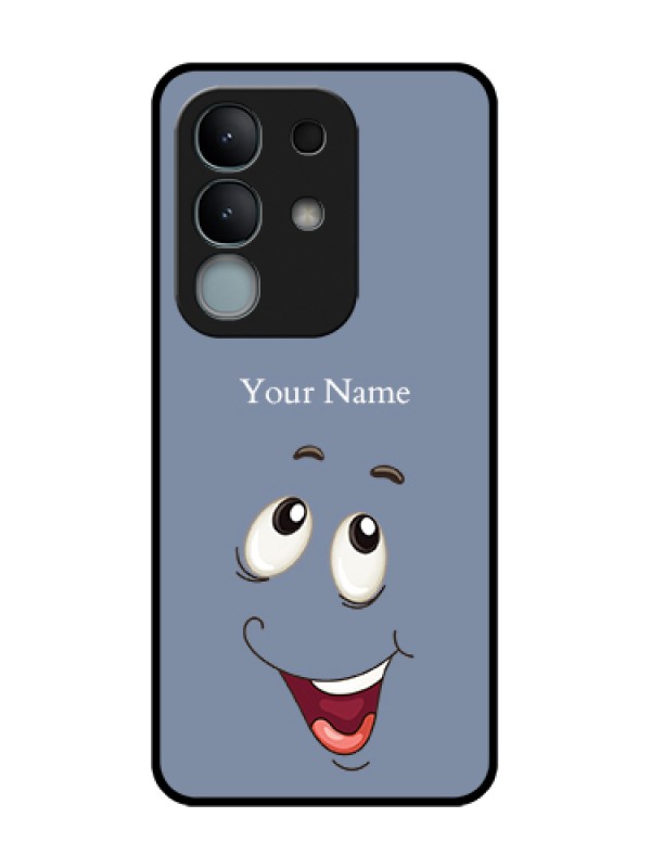 Custom iQOO Z10x 5G Custom Metal Phone Case - Laughing Cartoon Face Design