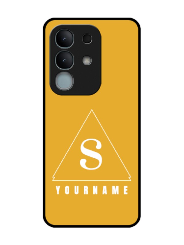 Custom iQOO Z10x 5G Custom Metal Phone Case - Simple Triangle Design