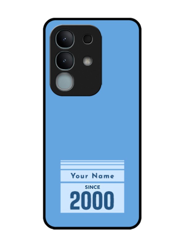 Custom iQOO Z10x 5G Custom Metal Phone Case - Custom Year Of Birth Design