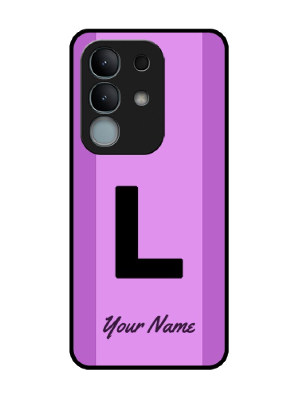 Custom iQOO Z10x 5G Custom Metal Phone Case - Tricolor Custom Text Design