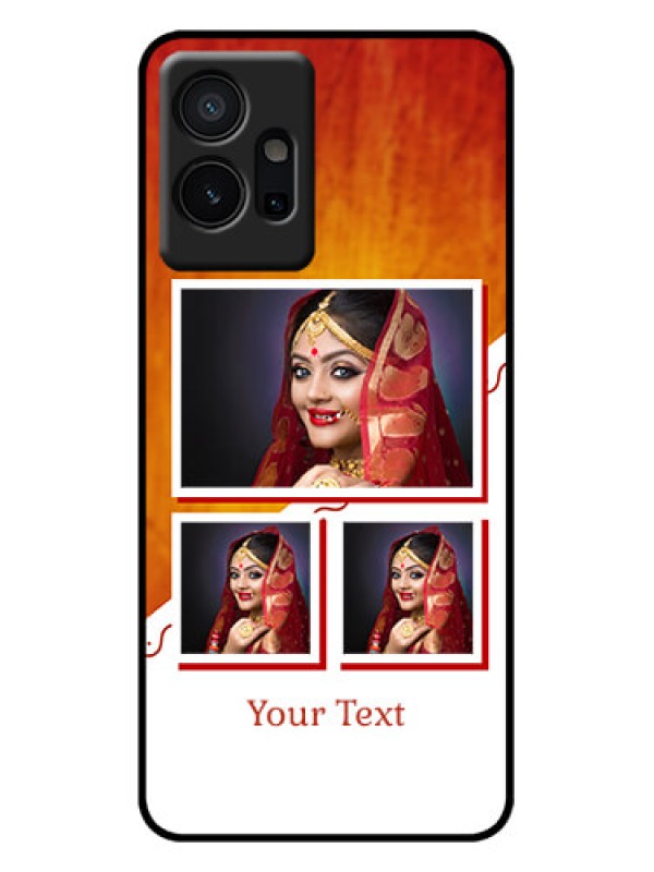 Custom iQOO Z6 5G Custom Metal Phone Case - Wedding Memories Design