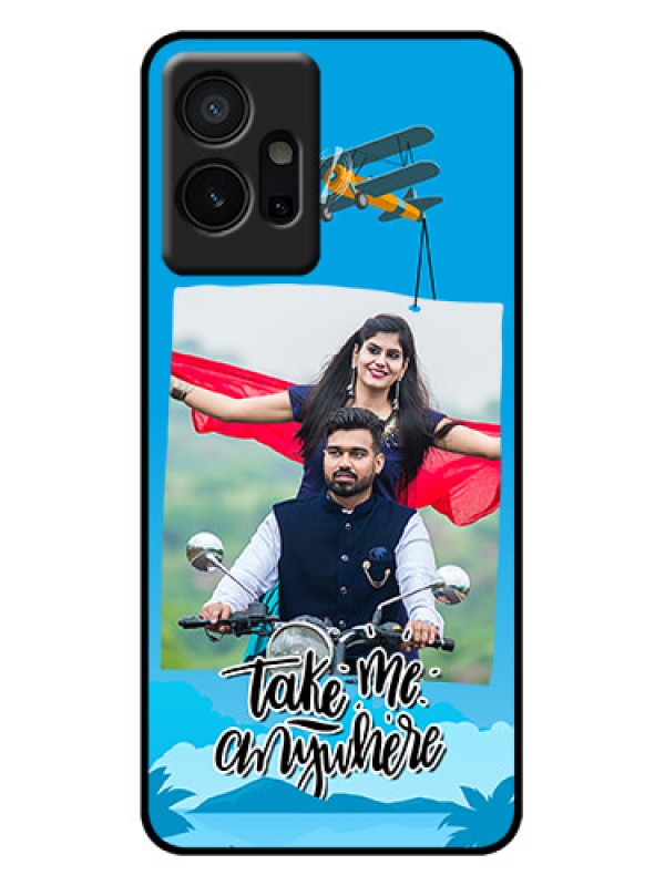 Custom iQOO Z6 5G Custom Metal Phone Case - Traveller Design