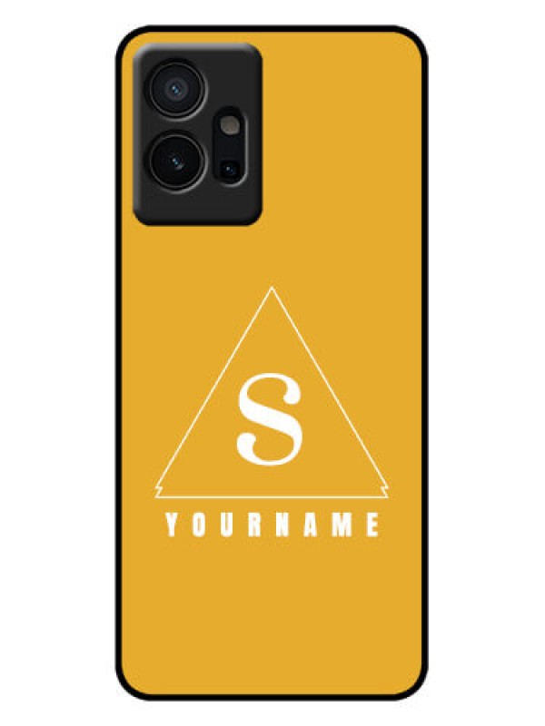 Custom iQOO Z6 5G Custom Metal Phone Case - Simple Triangle Design