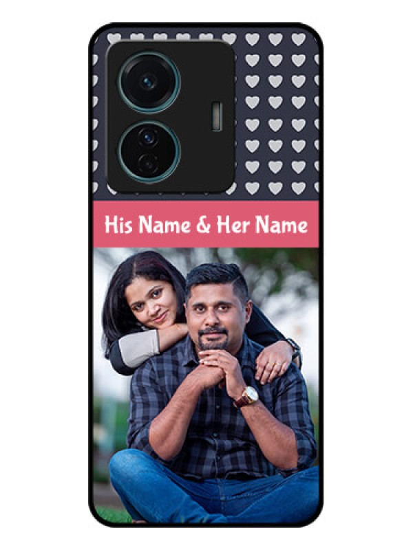 Custom iQOO Z6 Pro 5G Custom Metal Phone Case - Love Symbols Design