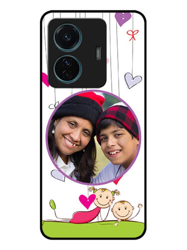 Custom iQOO Z6 Pro 5G Custom Metal Phone Case - Cute Kids Phone Case Design