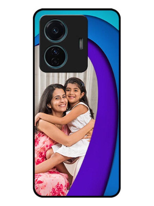 Custom iQOO Z6 Pro 5G Custom Metal Phone Case - Simple Pattern Design