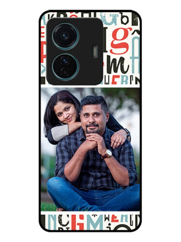 Custom iQOO Z6 Pro 5G Custom Metal Phone Case - Alphabet Design