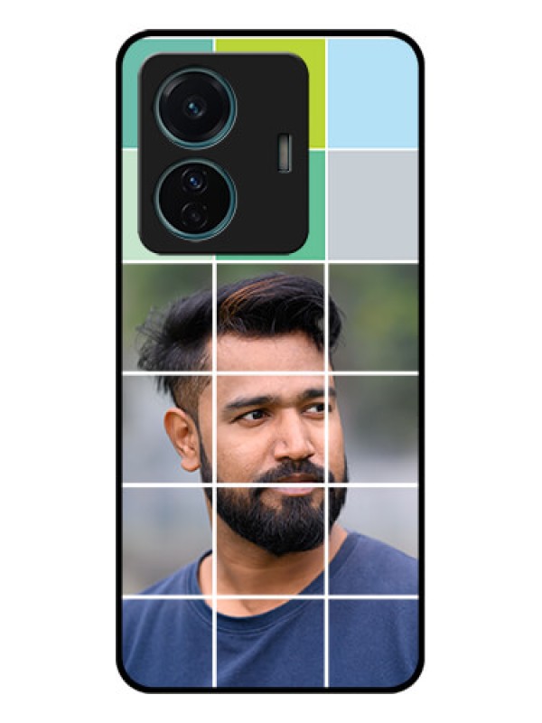 Custom iQOO Z6 Pro 5G Custom Metal Phone Case - With White Box Pattern