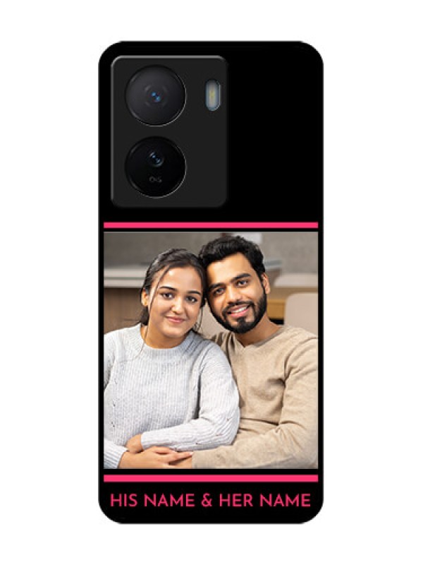 Custom iQOO Z7 5G Custom Metal Phone Case - With Add Text Design