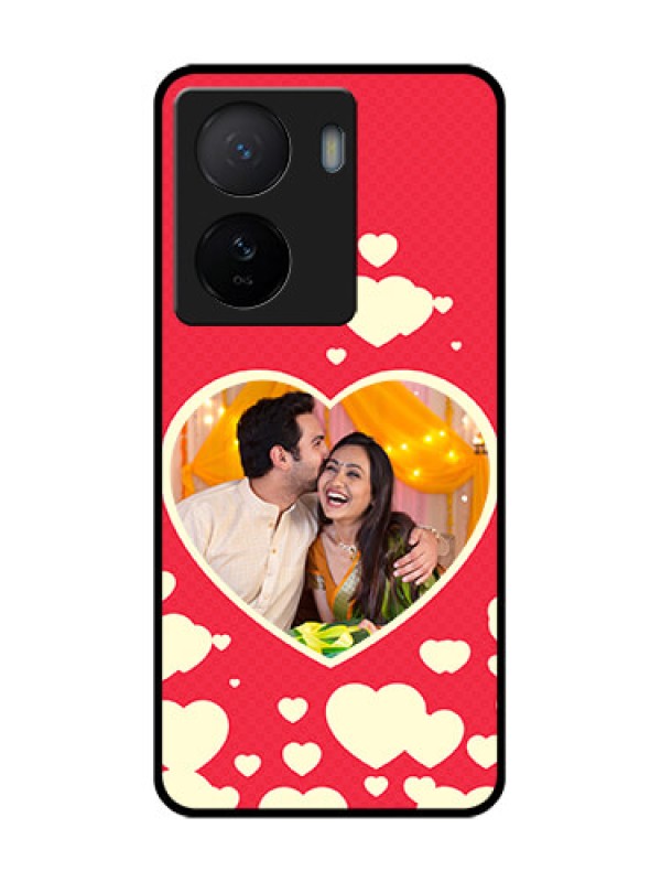 Custom iQOO Z7 5G Custom Metal Phone Case - Love Symbols Phone Cover Design