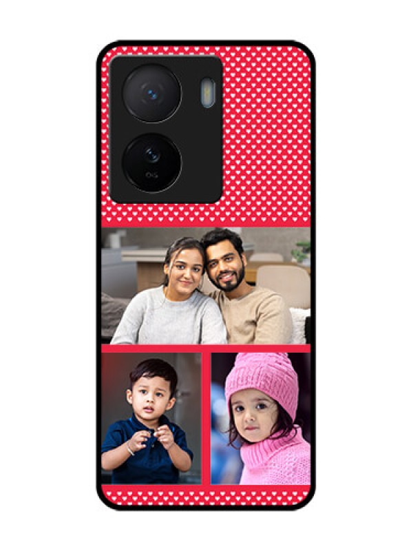 Custom iQOO Z7 5G Custom Metal Phone Case - Bulk Photo Upload Design