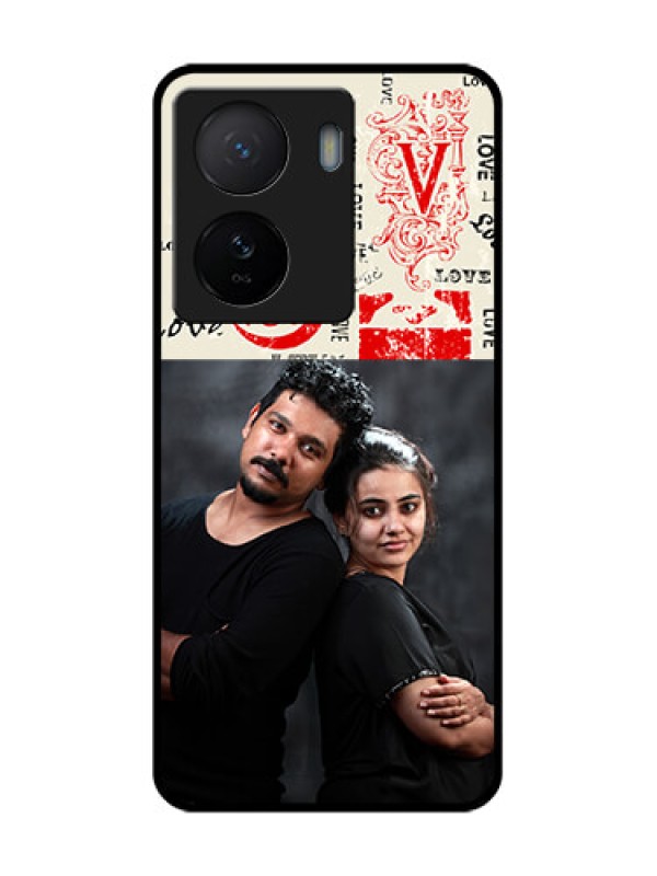 Custom iQOO Z7 5G Custom Metal Phone Case - Trendy Love Design Case