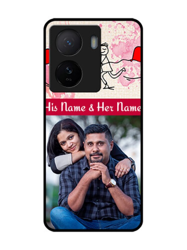 Custom iQOO Z7 5G Custom Metal Phone Case - You And Me Case Design