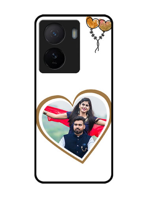 Custom iQOO Z7 5G Custom Metal Phone Case - You and Me Design