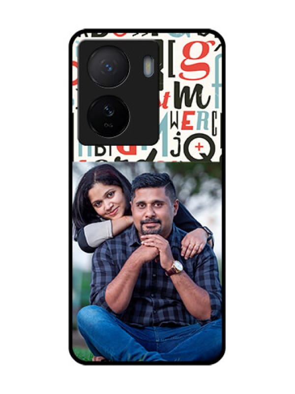 Custom iQOO Z7 5G Custom Metal Phone Case - Alphabet Design