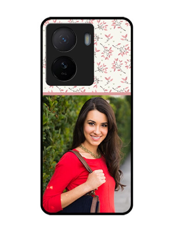 Custom iQOO Z7 5G Custom Metal Phone Case - Stunning Floral Design