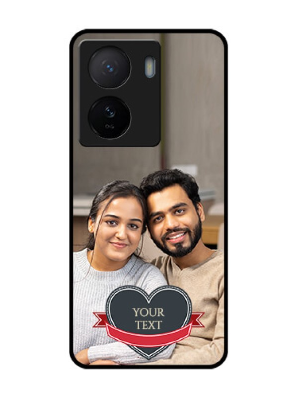 Custom iQOO Z7 5G Custom Metal Phone Case - Just Married Couple Design