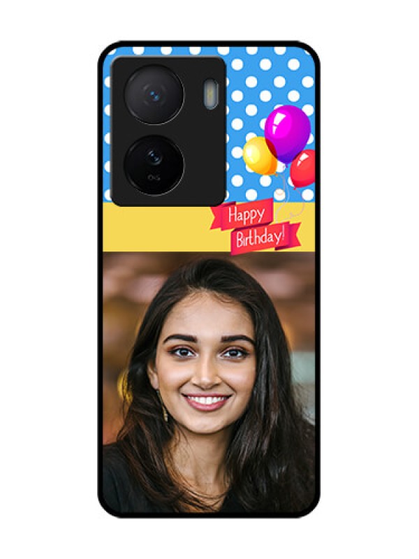 Custom iQOO Z7 5G Custom Metal Phone Case - Happy Birthday Design