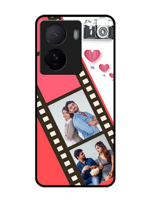 Custom iQOO Z7 5G Custom Metal Phone Case - 3 Image Holder With Film Reel