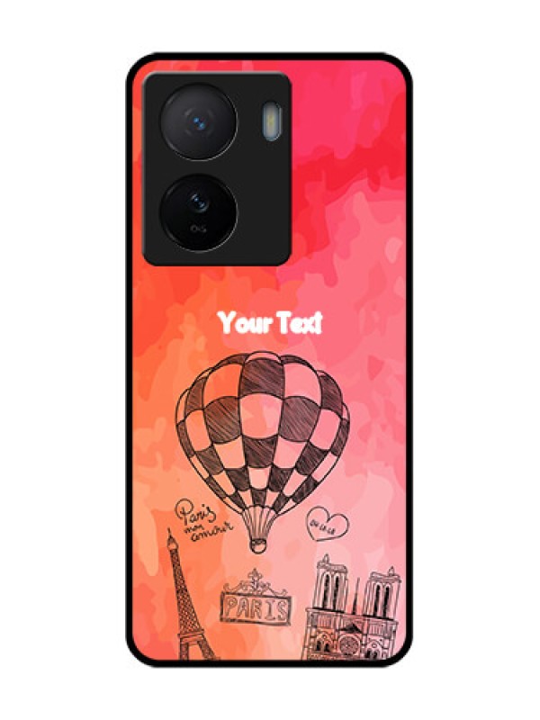 Custom iQOO Z7 5G Custom Metal Phone Case - Paris Theme Design