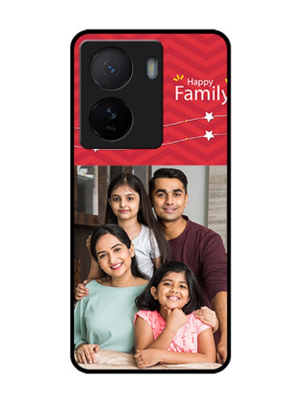 Custom iQOO Z7 5G Custom Metal Phone Case - Happy Family Design