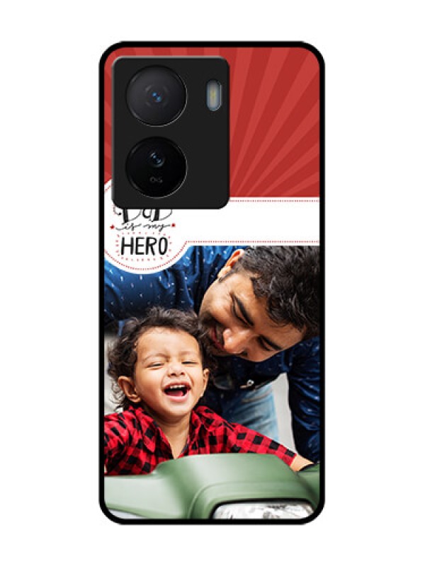 Custom iQOO Z7 5G Custom Metal Phone Case - My Dad Hero Design