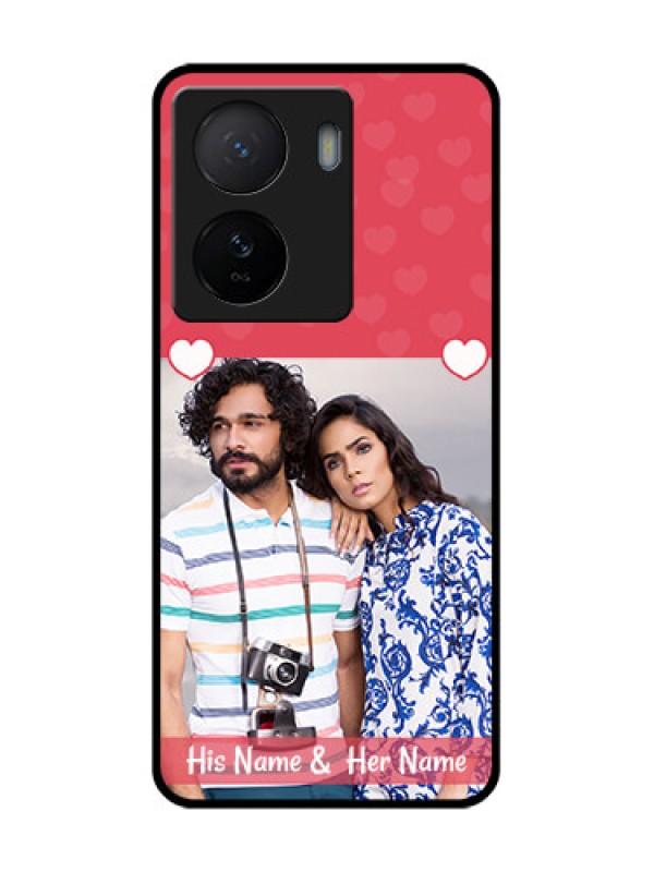 Custom iQOO Z7 5G Custom Metal Phone Case - Simple Love Design