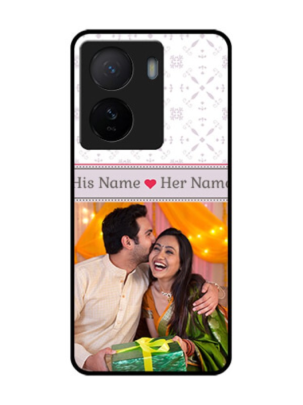Custom iQOO Z7 5G Custom Metal Phone Case - With Photo And Ethnic Design