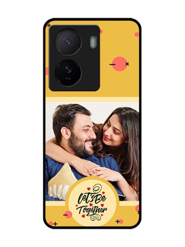 Custom iQOO Z7 5G Custom Metal Phone Case - Lets Be Together Design