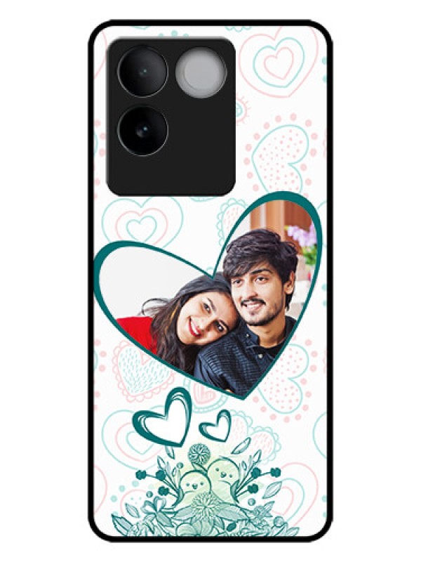 Custom iQOO Z7 Pro 5G Custom Metal Phone CasePremium Couple Design