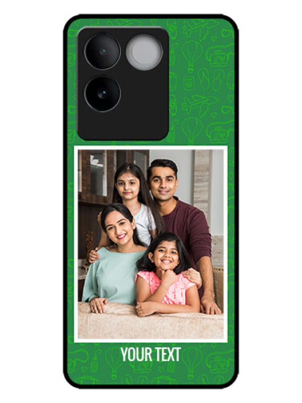 Custom iQOO Z7 Pro 5G Custom Metal Phone CasePicture Upload Design