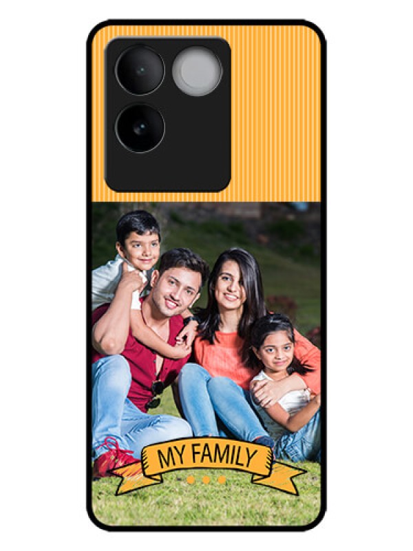 Custom iQOO Z7 Pro 5G Custom Metal Phone CaseMy Family Design