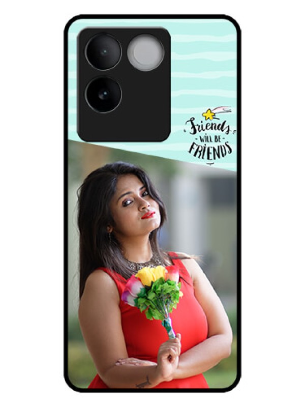 Custom iQOO Z7 Pro 5G Custom Metal Phone CaseFriends Picture Icon Design