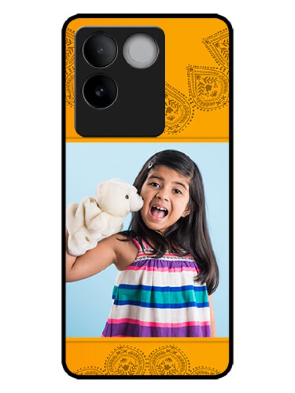 Custom iQOO Z7 Pro 5G Custom Metal Phone CasePhoto Wedding Design