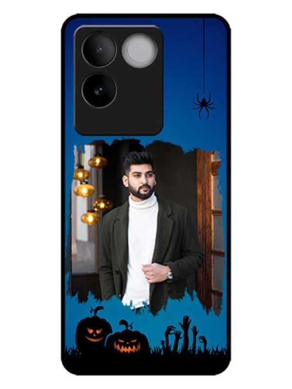 Custom iQOO Z7 Pro 5G Custom Metal Phone CaseWith Pro Halloween Design
