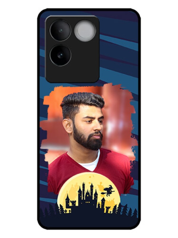 Custom iQOO Z7 Pro 5G Custom Metal Phone CaseHalloween Witch Design