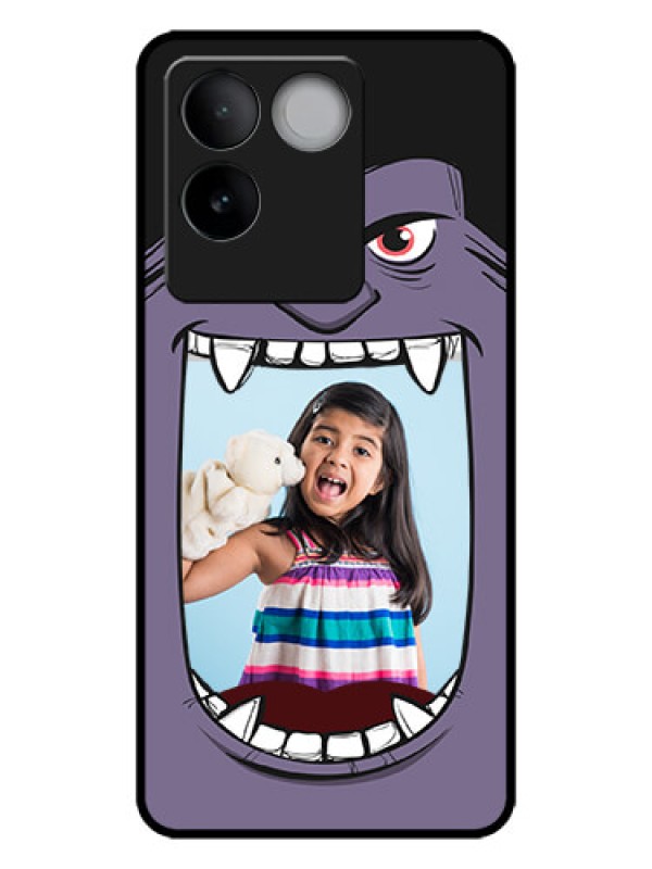 Custom iQOO Z7 Pro 5G Custom Metal Phone CaseAngry Monster Design