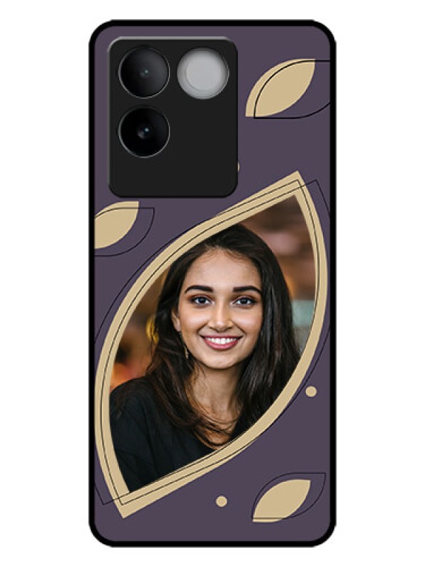 Custom iQOO Z7 Pro 5G Custom Metal Phone CaseFalling Leaf Design