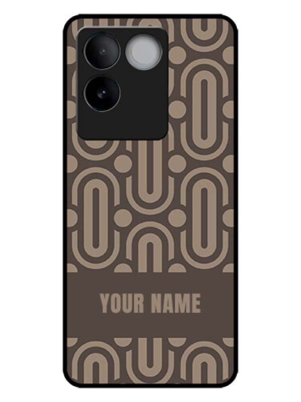 Custom iQOO Z7 Pro 5G Custom Metal Phone CaseCaptivating Zero Pattern Design