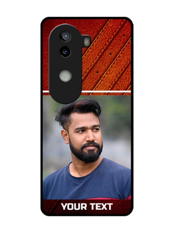 Custom iQOO Z9s 5G Custom Metal Phone Case - Leather Phone Case Design