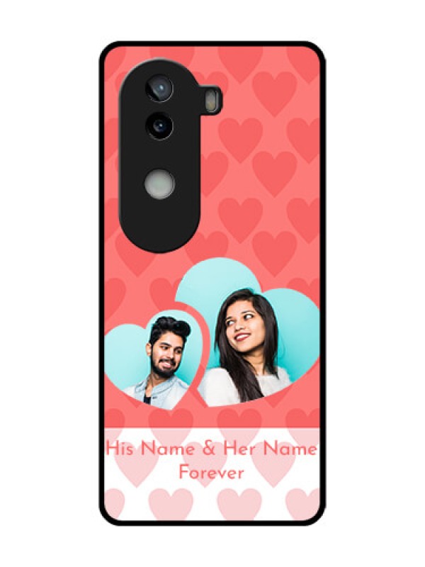 Custom iQOO Z9s 5G Custom Metal Phone Case - Couple Pic Upload Design