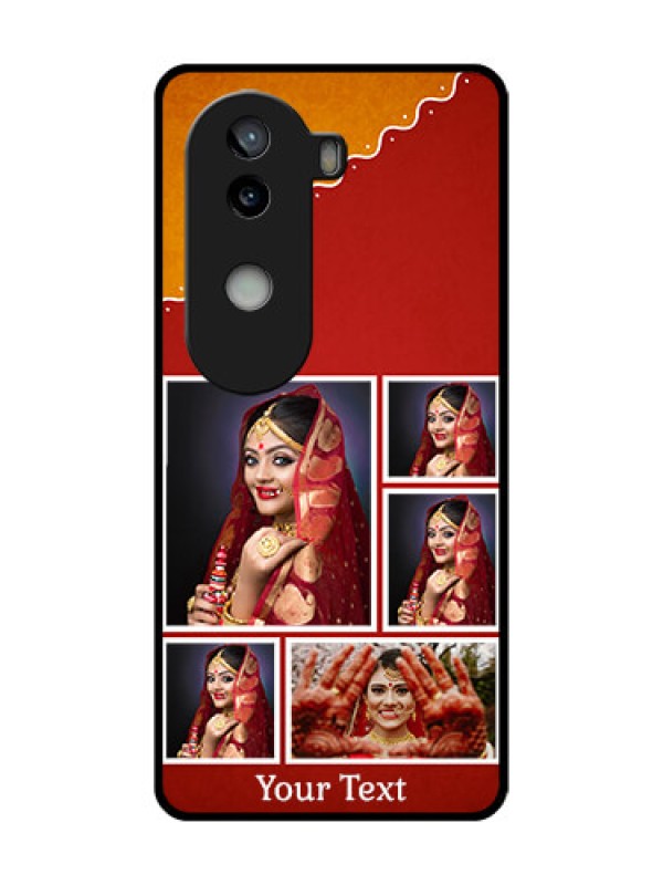 Custom iQOO Z9s 5G Custom Metal Phone Case - Wedding Pic Upload Design