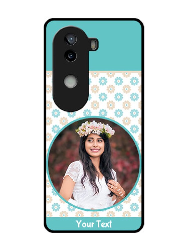 Custom iQOO Z9s 5G Custom Metal Phone Case - Beautiful Flowers Design