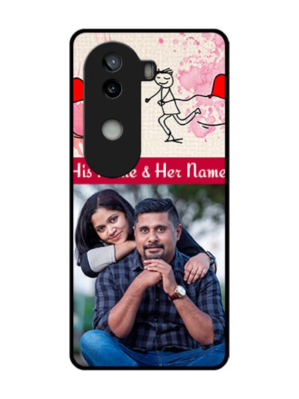 Custom iQOO Z9s 5G Custom Metal Phone Case - You And Me Case Design