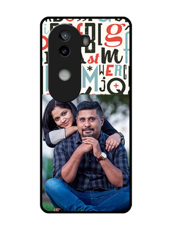 Custom iQOO Z9s 5G Custom Metal Phone Case - Alphabet Design