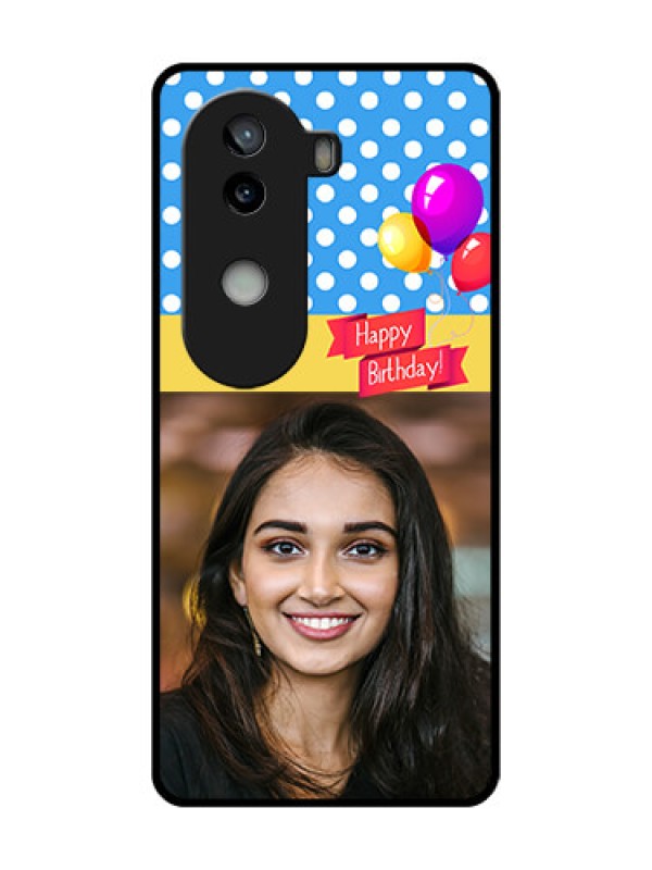 Custom iQOO Z9s 5G Custom Metal Phone Case - Happy Birthday Design