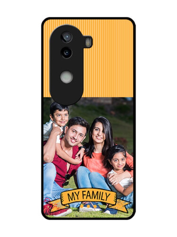 Custom iQOO Z9s 5G Custom Metal Phone Case - My Family Design