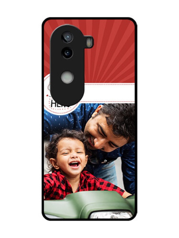 Custom iQOO Z9s 5G Custom Metal Phone Case - My Dad Hero Design